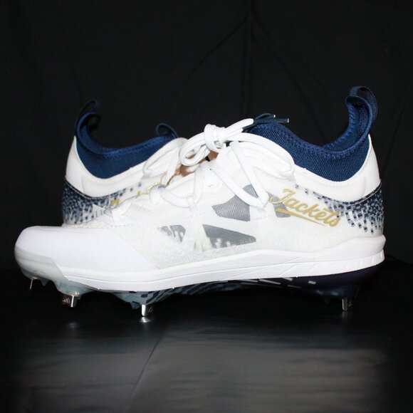 Adizero Afterburner Georgia Tech Metal Baseball Cleat Men's Size 7.5 RARE - Picture 5 of 10
